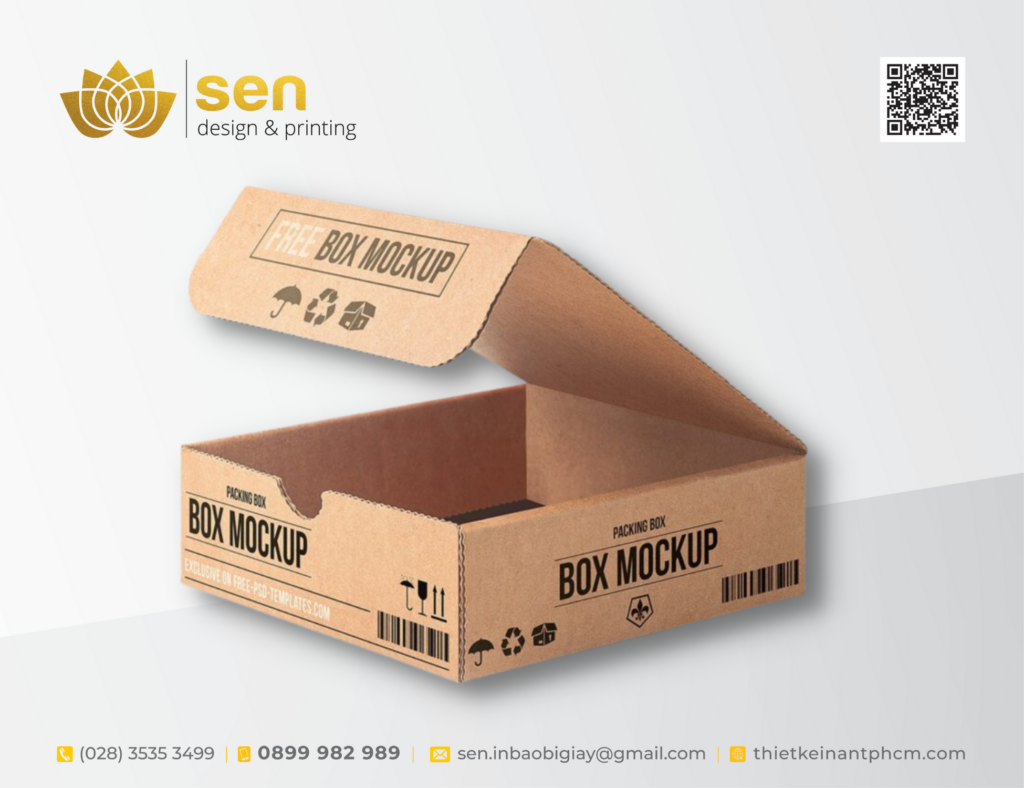 Xưởng In Hộp Carton Nắp Gài Giá Sỉ!